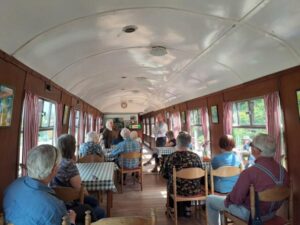 RupertBrookeEventWithDavidCaddyAtShillingstoneStation
